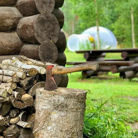 Luxusní stan Glamping Bubble Hallika Langa